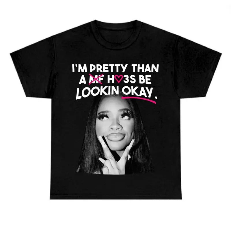 Big Face JT Okay Black Tee Gift Shirt - Men's T-Shirt - Classic Hoodie, Sweatshirt | UrbanDripWear.com