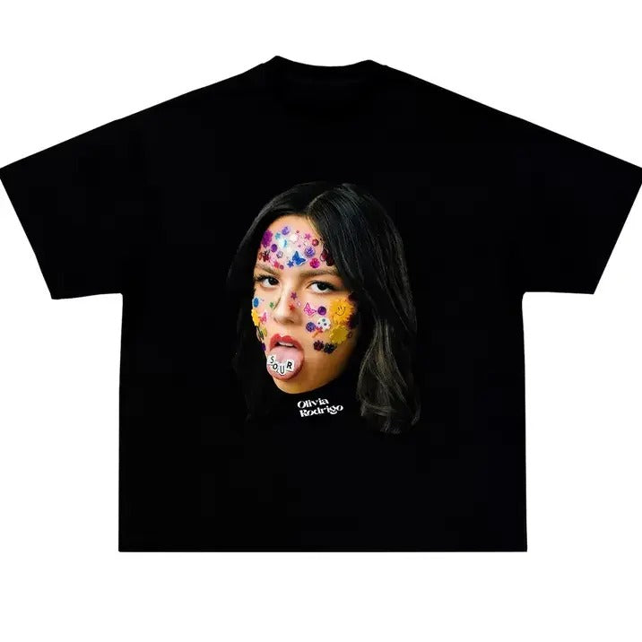 Big Face Oliviaa T-Shirt, Gift Fans Classic Cotton Top Hoodie, Sweatshirt | UrbanDripWear.com