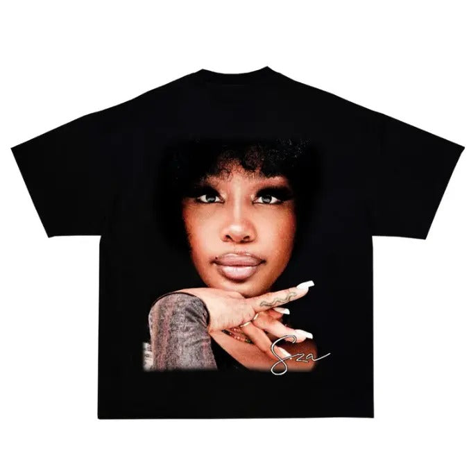 Big Face SZA Tour Hip Hop Rap Tee T Shirt, Sza Gift T-shirt Hoodie, Sweatshirt | UrbanDripWear.com