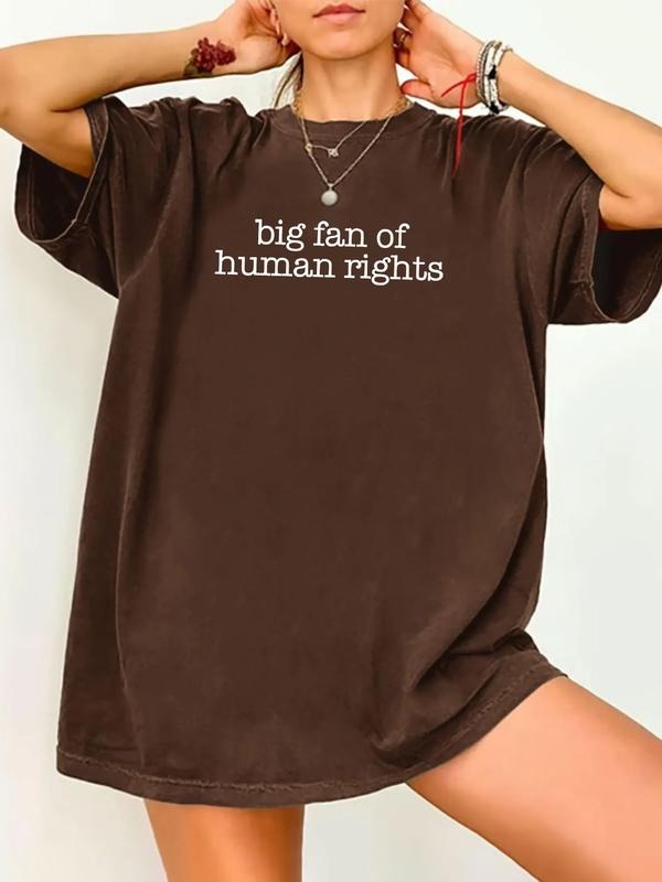 Big Fan Of Human Rights Shirt, Equality Shirt, Social Justice Tee, Political Protest Hoodie, Sweatshirt | UrbanDripWear.com