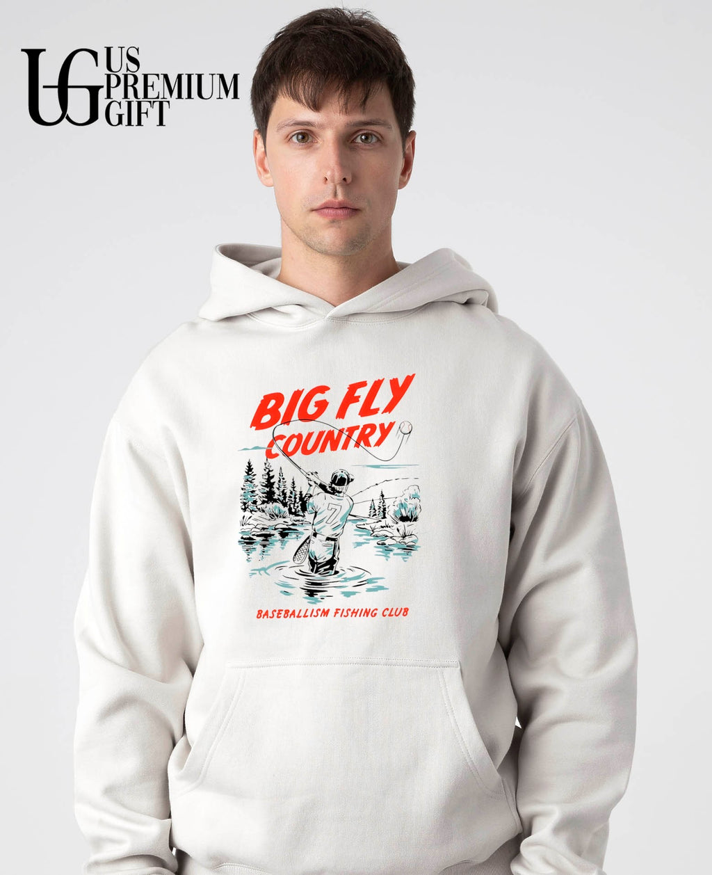 Big Fly Country fishing baseball shirt
