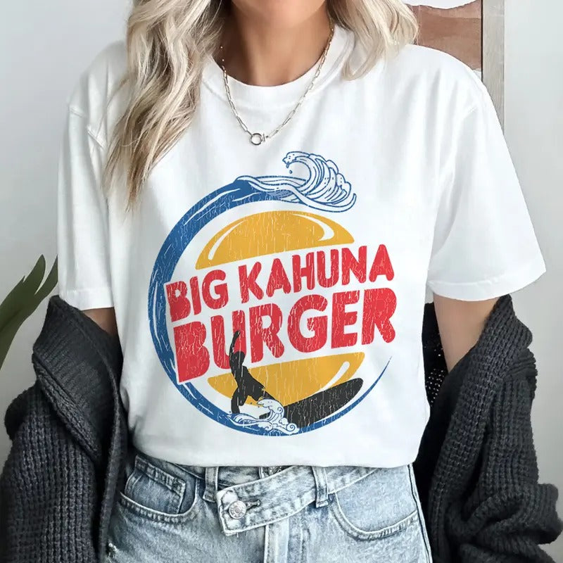 Big Kahuna Burger Tee Pulp Fiction Movie Jules Winnfield Shirt Hoodie, Sweatshirt | UrbanDripWear.com