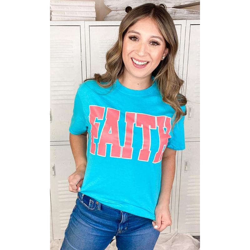 Big Letter FAITH T-Shirt Hoodie, Sweatshirt | UrbanDripWear.com