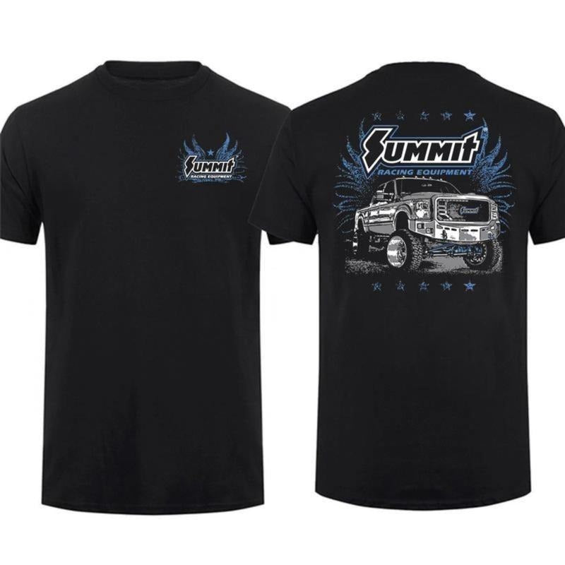 Big Trucks Big Power Summit Racing Style T-shirt Speed Style Performance Summer Menswear Car Parts Short Sleeve Crew Neck...
