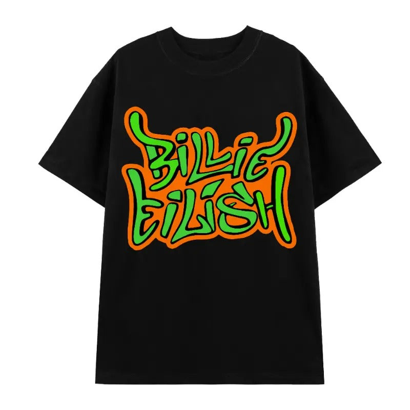 Billieee Eilishhh T-shirt, Graphic Tee Craze word logo Hoodie, Sweatshirt | UrbanDripWear.com