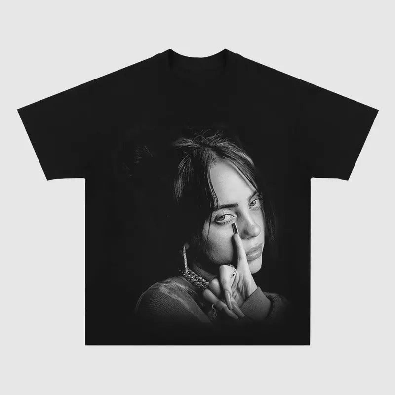 Billieee Eilishhh T-shirt, Graphic Tee Craze Hoodie, Sweatshirt | UrbanDripWear.com