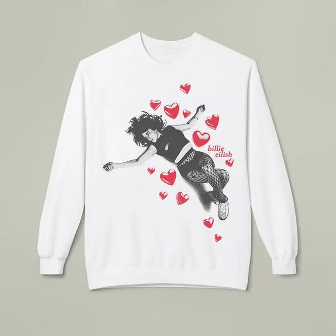 Billieee Eilishhh love T-shirt, Graphic Tee Crazestyle{n002}2 Hoodie, Sweatshirt | UrbanDripWear.com