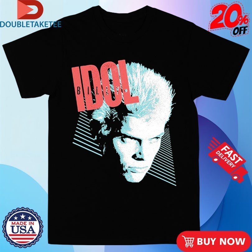 Billy Idol Face Stripes Shirts