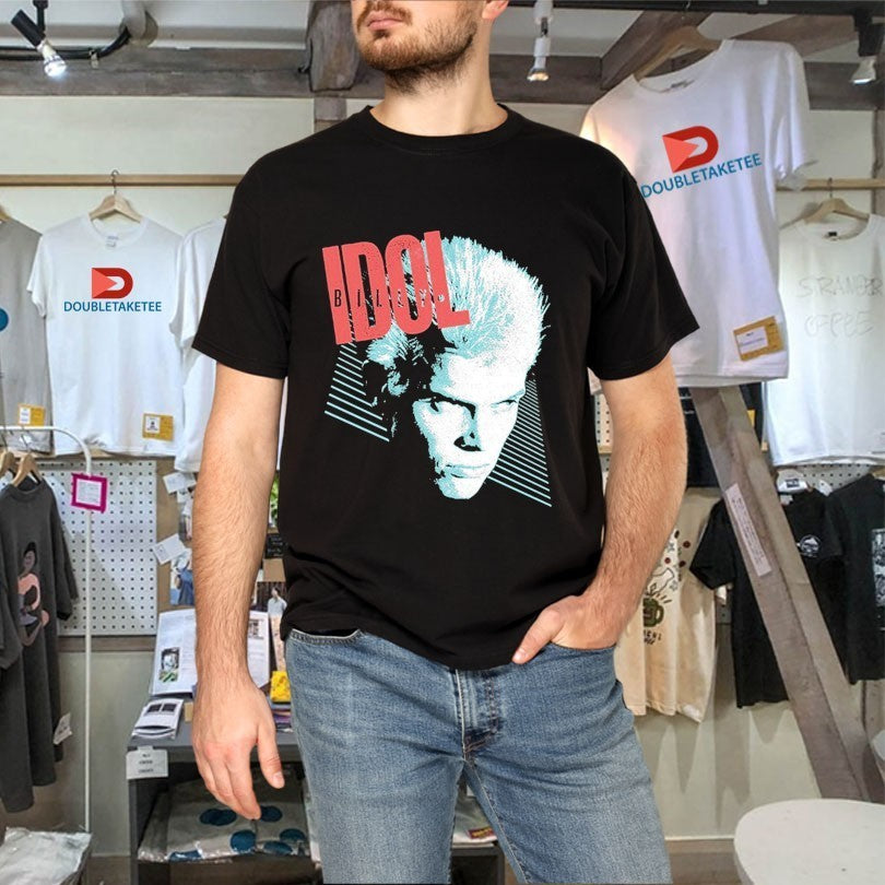 Billy Idol Face Stripes Shirts