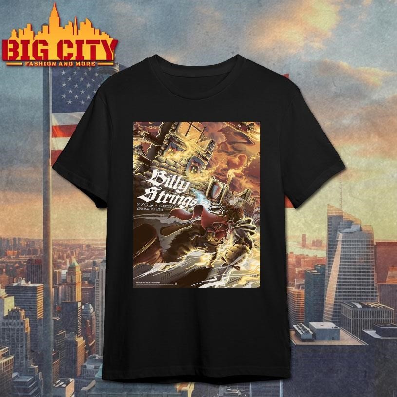 Billy Strings Nashville Tennessee 2026 Bridgestone Arena Night 1 Poster Shirt