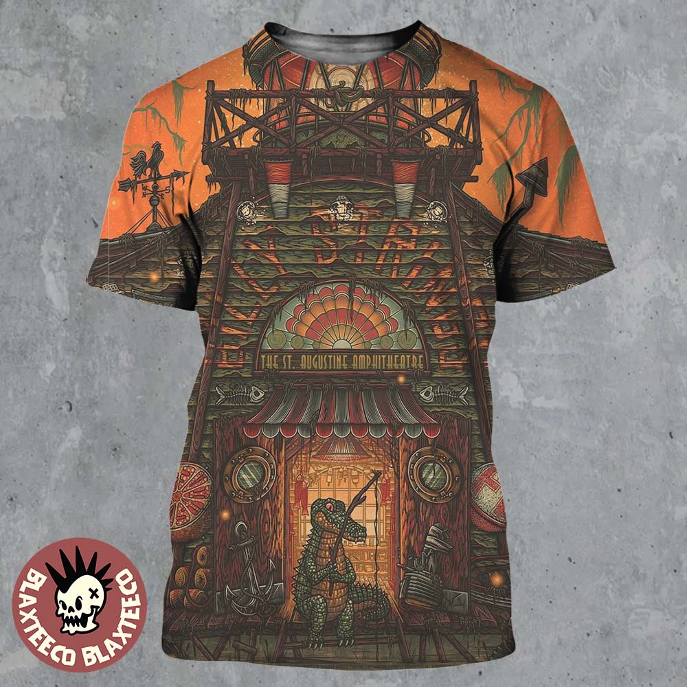 Billy Strings St. Augustine Florida 2026 Night 2 Gig Poster At The St. Augustine Amphitheatre On April 3 2026 All Over Print Shirt