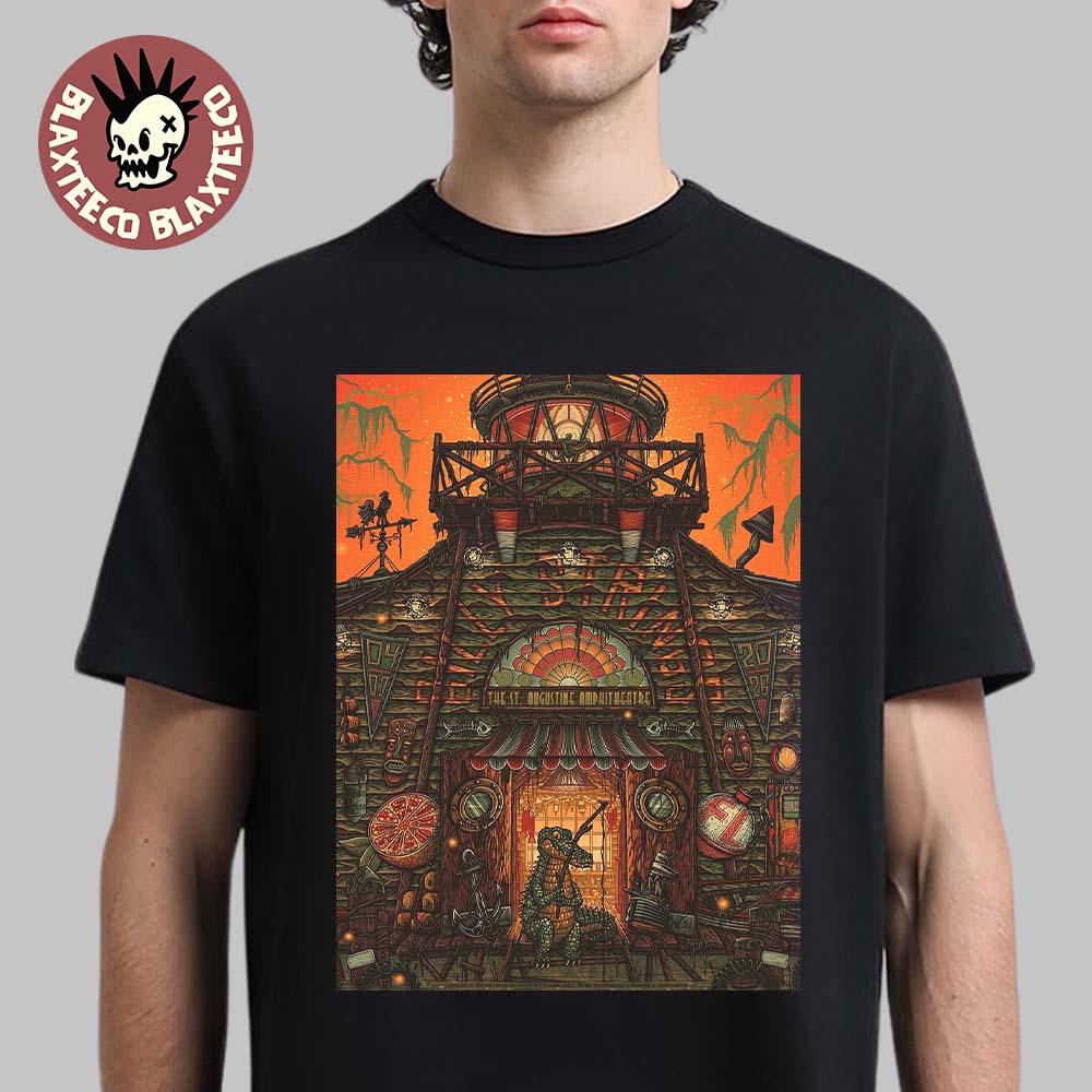 Billy Strings St. Augustine Florida 2026 Night 2 Gig Poster At The St. Augustine Amphitheatre On April 3 2026 T-Shirt