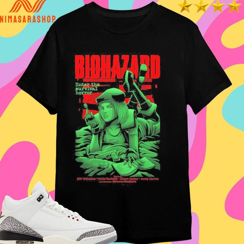 Biohazard Enter The Survival Horror Resident Fiction Dc Variant Shirts