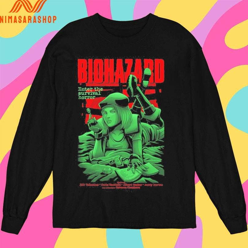 Biohazard Enter The Survival Horror Resident Fiction Dc Variant Shirts