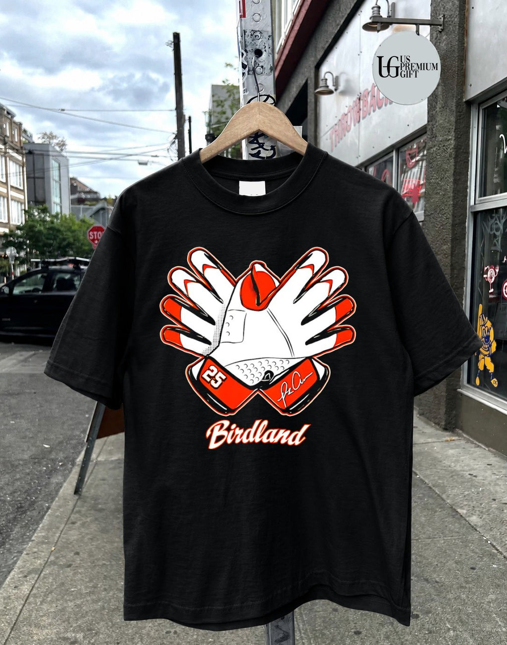 Birdland Pete Alonso Baltimore Orioles bird hands celebration signature shirt
