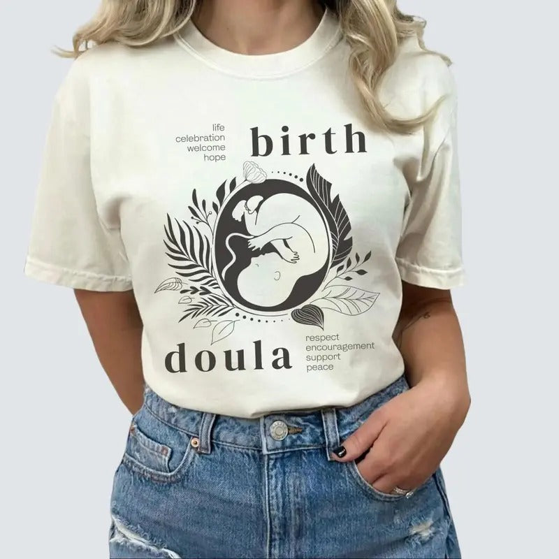Birth Doula Shirt Midwife Crewneck Labor and Delivery Gift, Birth Support Appreciation, Thank You Doula, Doula Sweatshirt...