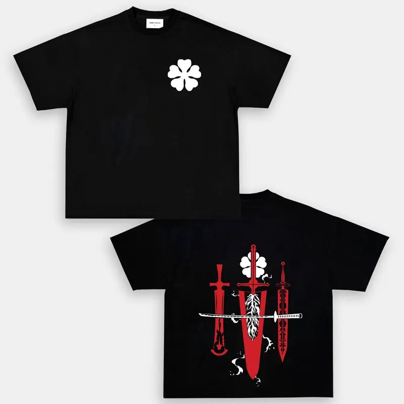 Black Clover 5, Anime shirt, Unisex Crewneck Basic T-Shirt T-shirt Hoodies & Sweatshirts | UrbanDripWear.com