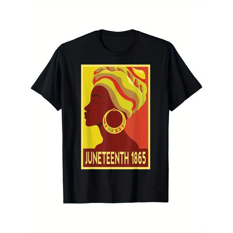 Men Women'sJuneteenth 1865 African American Freedom Day  T-Shirt