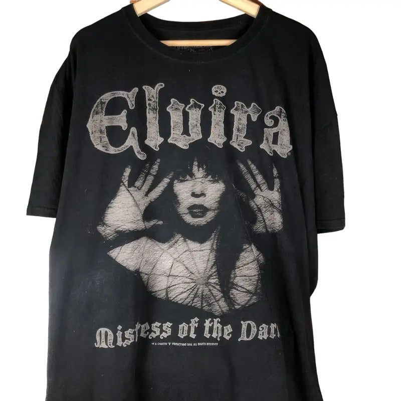 Black Elvira Mistress of Darkness Unisex T-Shirt Collection ! Hoodie, Sweatshirt | UrbanDripWear.com