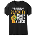 "Black Freedom" Graphic Tee - Casual Cotton Short Sleeve T-Shirt with Bold Print, Machine Washable, Black Everyday Juneteenth Celebration Shirt, Casual Wear | Cultural Pride Shirt | Comfortable Fit style 02