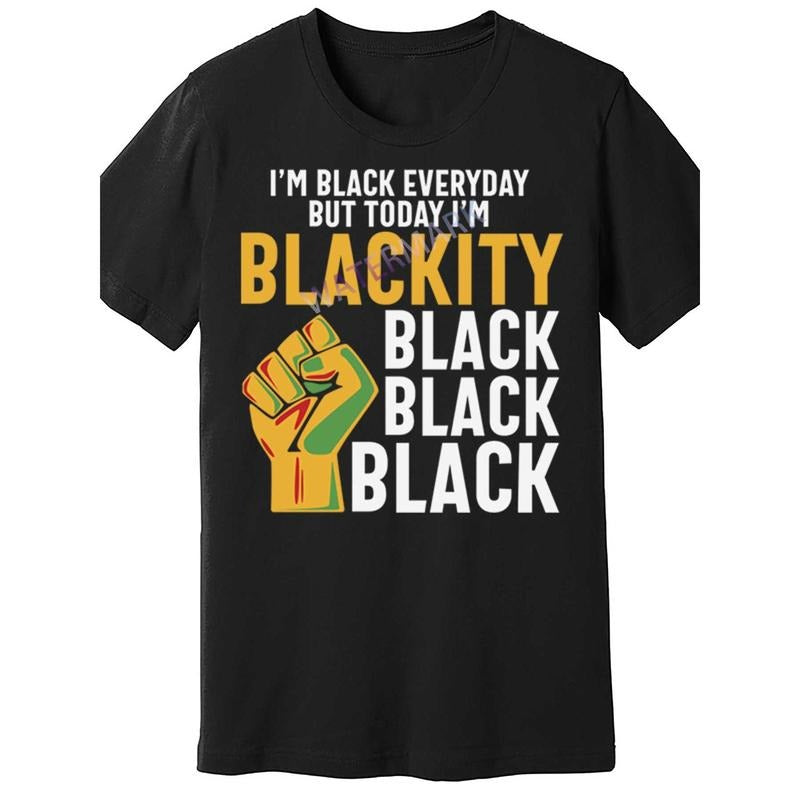 "Black Freedom" Graphic Tee - Casual Cotton Short Sleeve T-Shirt with Bold Print, Machine Washable, Black Everyday Juneteenth Celebration Shirt, Casual Wear | Cultural Pride Shirt | Comfortable Fit style 02