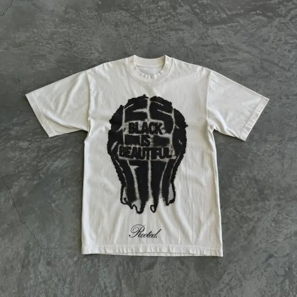 Black Is Beautiful Short Sleeve T-Shirt Hoodie, Sweatshirt | UrbanDripWear.com