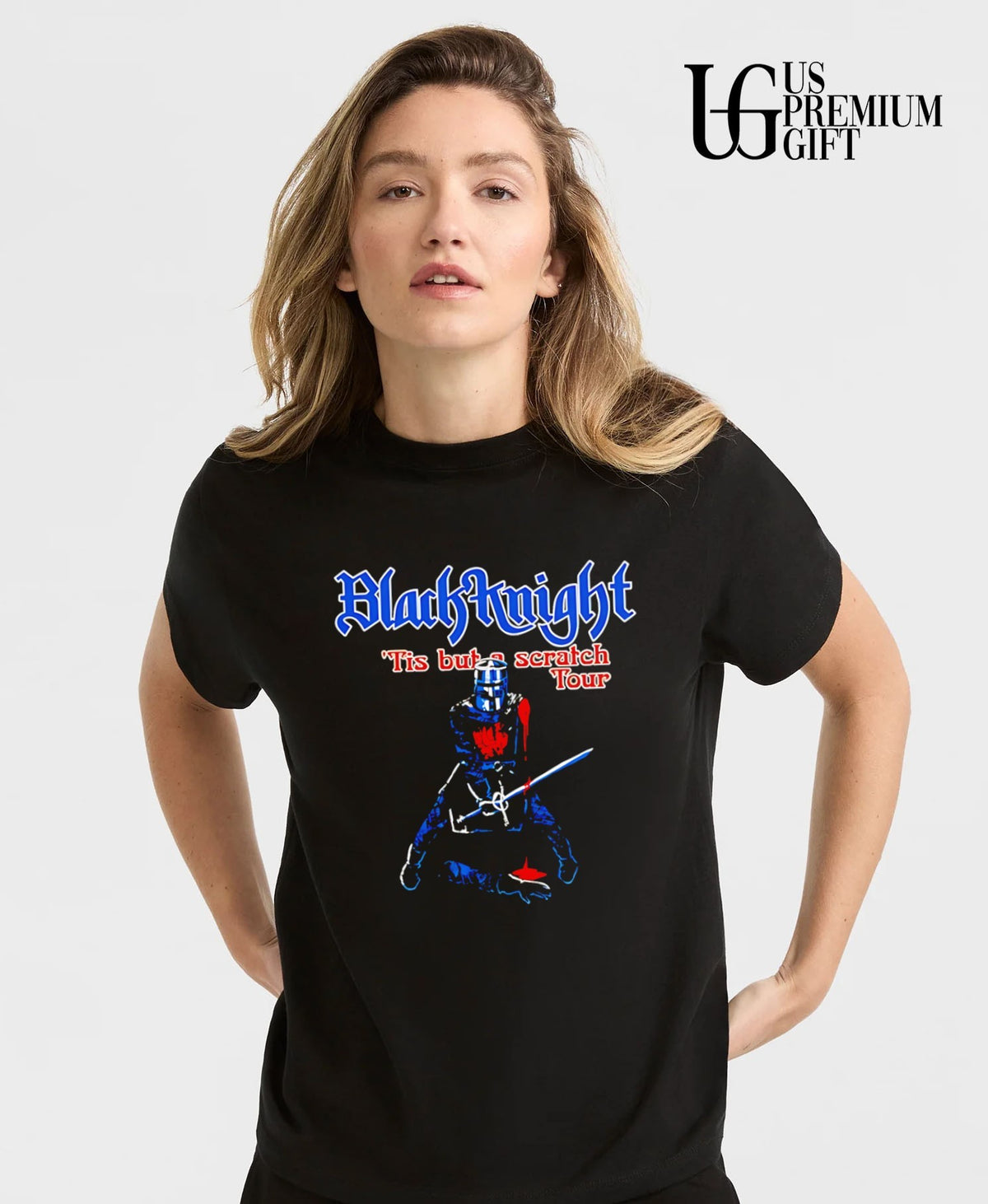Black Knight Tis But A Scratch Tour Monty Python shirt
