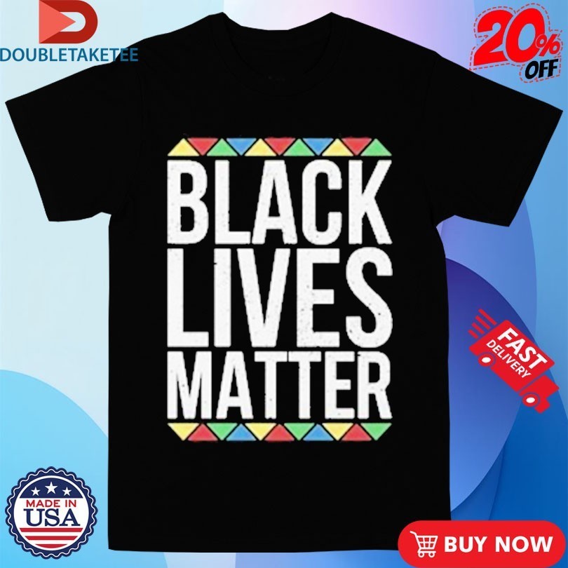 Black Lives Matter Colored Triangle Shirts