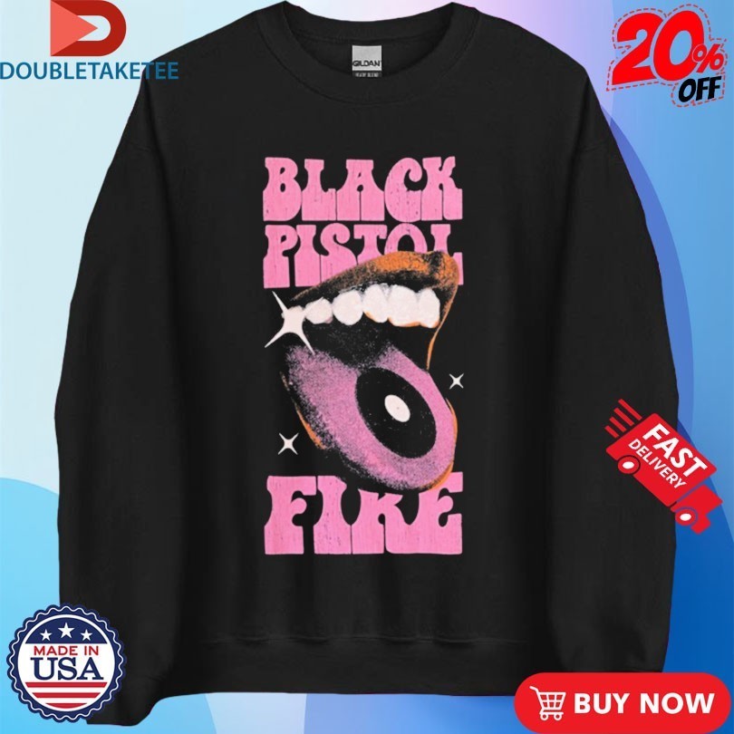 Black Pistol Fire Tongue Eye Shirts