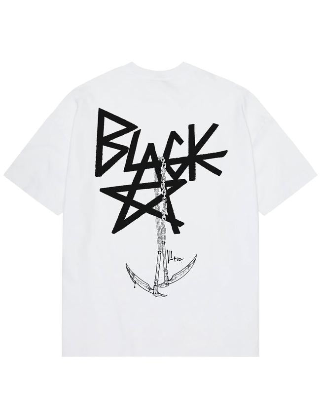 Blackstar X Chain Scythe - Soul Eater Oversize T-Shirt T-shirt Hoodies & Sweatshirts | UrbanDripWear.com