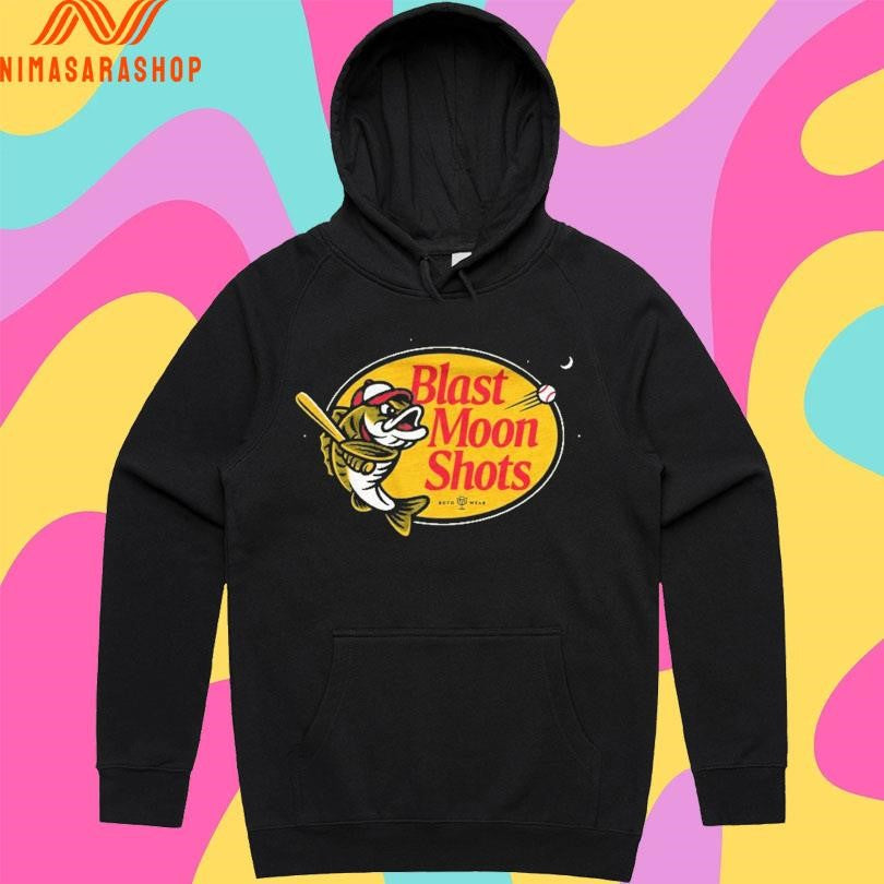 Blast Moon Shots Fish Baseball Shirts