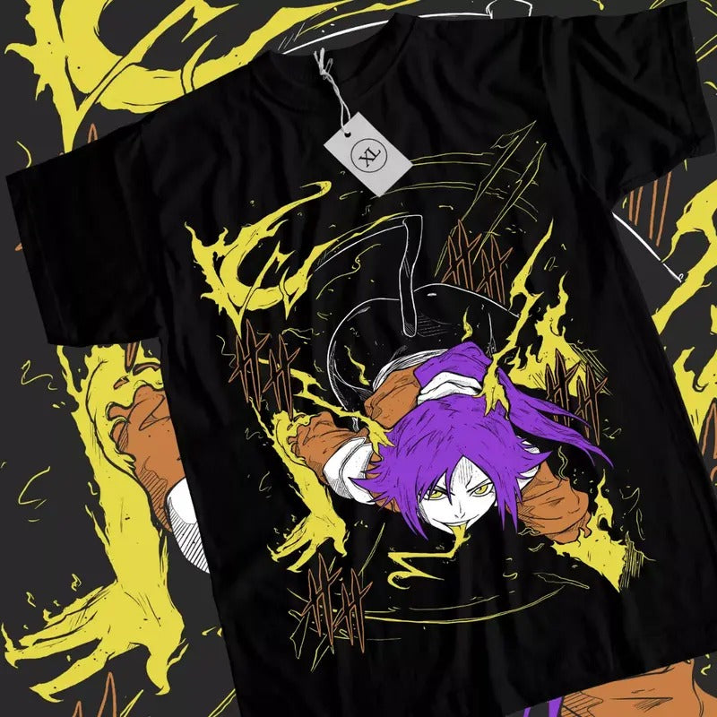 Bleach Anime T-Shirt & Sweatshirt, Yoruichi Shihouin Kawaii Waifu Graphic Tee, Anime Manga Lover Gifts t shirt Ball...