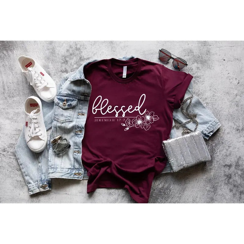 Blessed Shirt Christian Womens Shirt Blessed Jeremiah 177 Easter Day Christian Shirt TK43GD Hoodie, Sweatshirt