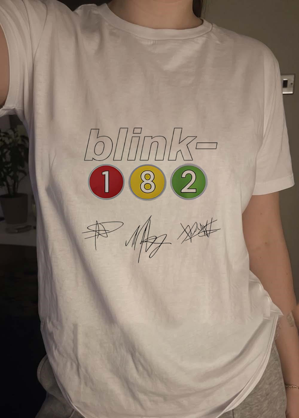 Blink-182 Band Members Signature shirt