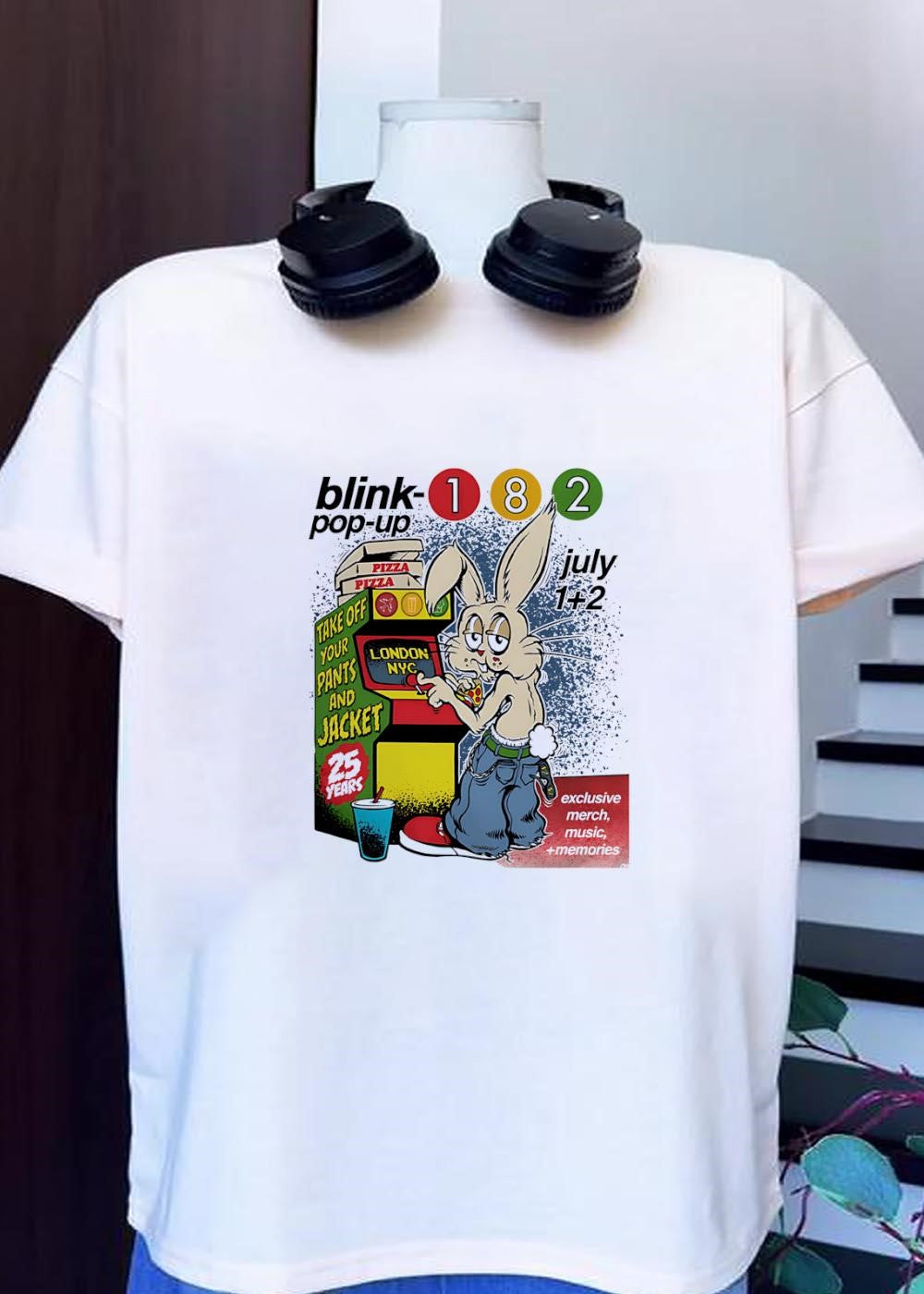 Blink-182 Pop-Up Take Off Your Pants And Jacket 25 Years shirt