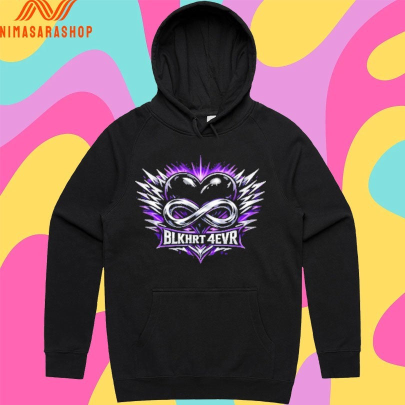 Blk Hrt 4Ever Heart Shirts