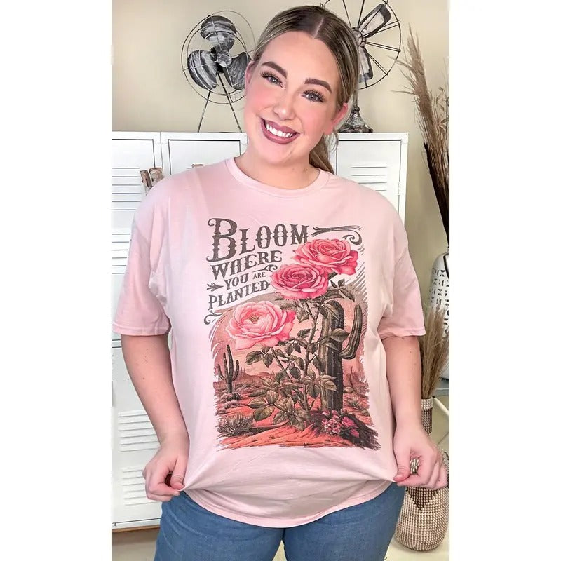 Bloom Where You Were Planted Christian Graphic T-Shirt Hoodie, Sweatshirt | UrbanDripWear.com