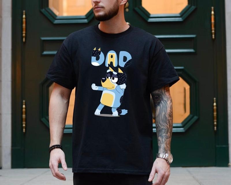 Bluey Bandit Dad Shirt Bluey Family, Dad Bluey Birthday Party  sweater Hoodie, Sweatshirt | UrbanDripWear.com