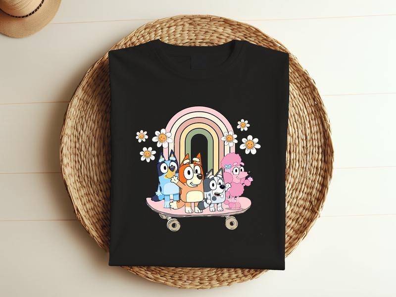 Bluey Cartoon Shirt, Bluey Shirt, Bluey Family  sweater Hoodie, Sweatshirt | UrbanDripWear.com