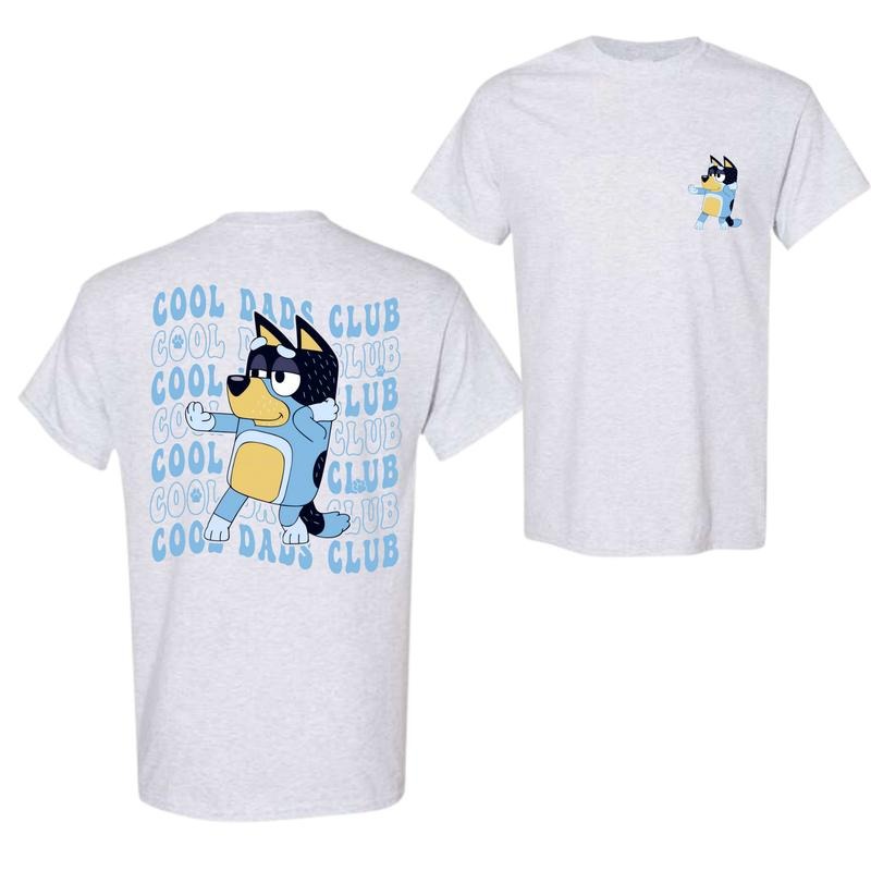Bluey Cool Dad Club Shirt, Bandit Cool Dad Club Tshirt, Dad Sweatshirt, Bluey Father's Day Shirt Hoodie | UrbanDripWear.com