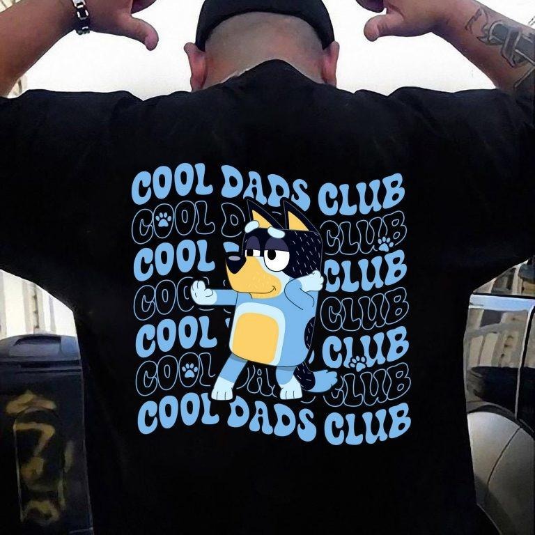 Bluey Cool Dads Club Birthday Shirt Hoodie, Sweatshirt | UrbanDripWear.com