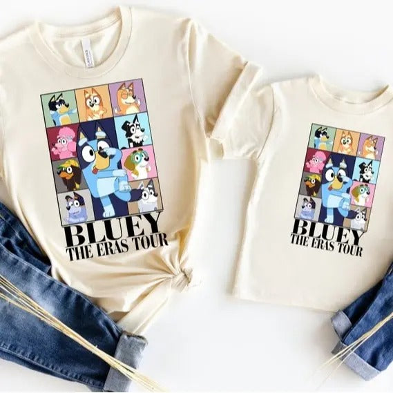 Bluey Eras Tour Shirt | Midnights Bluey Shirt | Bluey The Eras Tour tshirt | Bluey Family Shirt | Bluey Birthday tshirt...