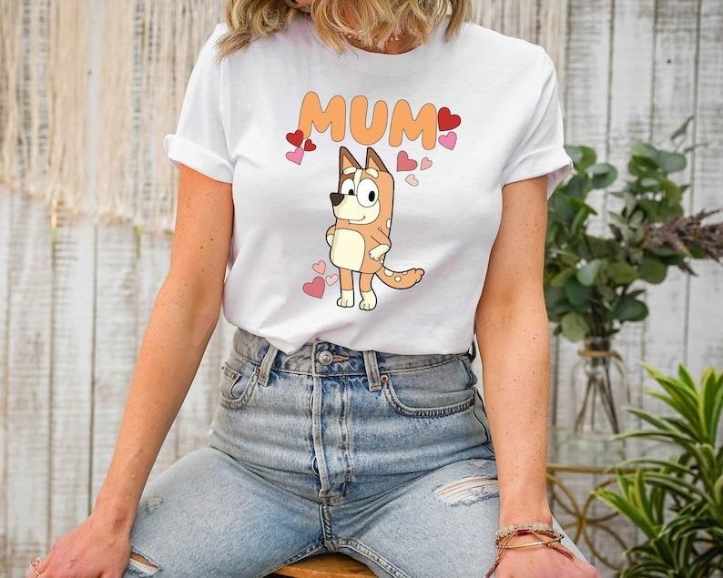 Bluey Family, Mum Dog Birthday Party Shirt Hoodie, Sweatshirt | UrbanDripWear.com