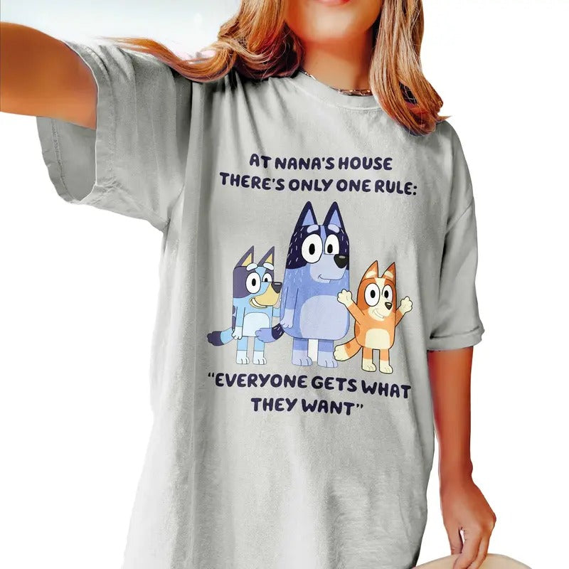 Bluey Nana Shirt Bluey Grandma Nana T-Shirt Bluey _454 - Unisex And Inclusive - Multiple Colorways