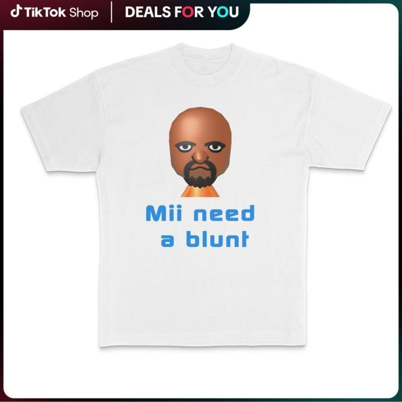 Blunt Funny Parody Crewneck T-Shirt For Men And Women Trendy Meme Dank Gen Z Streetwear Round Neck Short Sleeve Top...