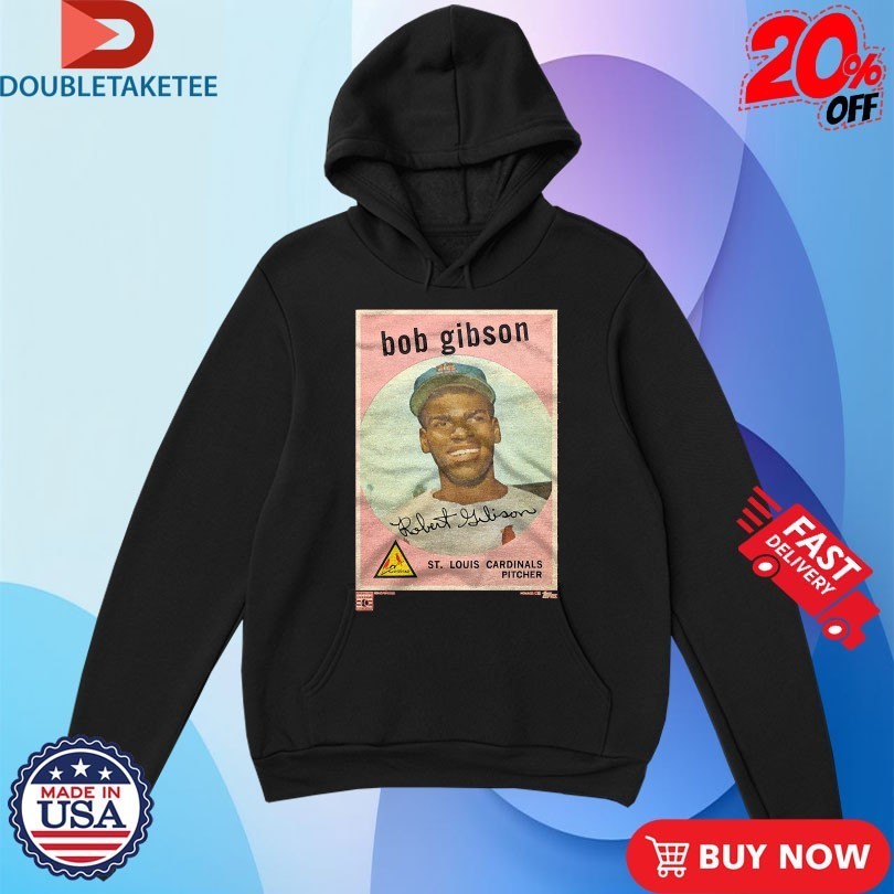 Bob Gibson 1959 Topps Baseball St. Louis Cardinals Pitcher Shirts