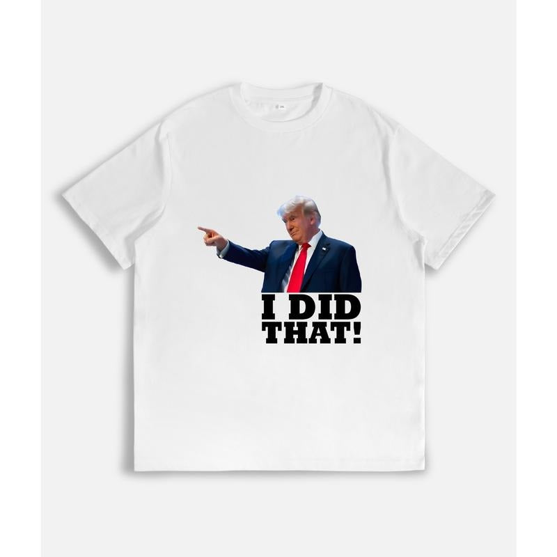 Bold - statement T - Shirt: Figure Pointing with "I DID THAT!" Slogan Hoodie, Sweatshirt | UrbanDripWear.com