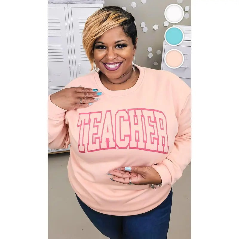 Bold College Teacher Graphic Sweatshirt T-Shirts, Hoodie | UrbanDripWear.com