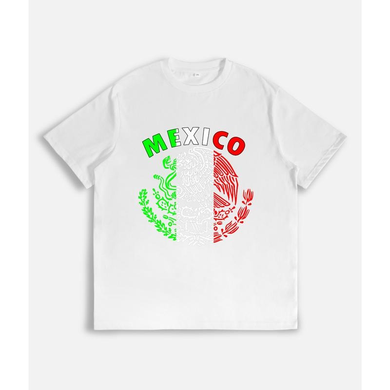 Bold and Patriotic T - Shirt: Mexican Emblem with "Mexico" Hoodie, Sweatshirt | UrbanDripWear.com