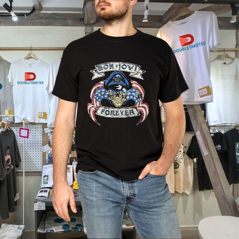 Bon Jovi Forever Skull Shirts